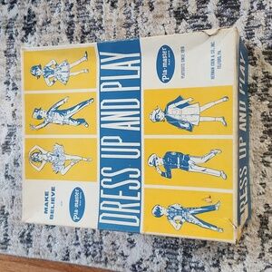 Vintage Pla Master Dress Up And Play Magician Costume in Box